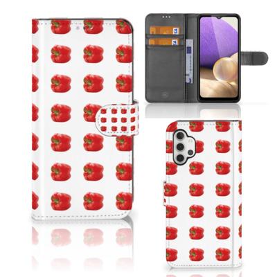 Samsung Galaxy A32 4G | Book Cover | Paprika Red
