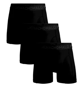 Muchachomalo 3-Pack Heren Boxershort - Black Solid