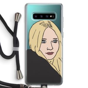 Ashley: Samsung Galaxy S10 Plus Transparant Hoesje met koord