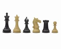 Columbus Serie Schaakstukken Ebbenhout 10 cm