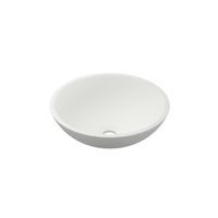 INK Jazz large waskom - 40x40x12cm - 0 kraangaten - polystone wit mat 3430421 INK Jazz large waskom - 40x40x12cm - 0 kraangaten - polystone wit mat 3430421
