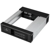 StarTech.com HSB1SATSASBA 5.25 Carrier panel Zwart drive bay panel - thumbnail