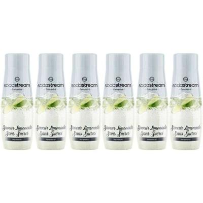 SODASTREAM concentraten - Verpakking van 6 suikervrije limonadeconcentraten - Tot 54 liter dranken - 440 ml