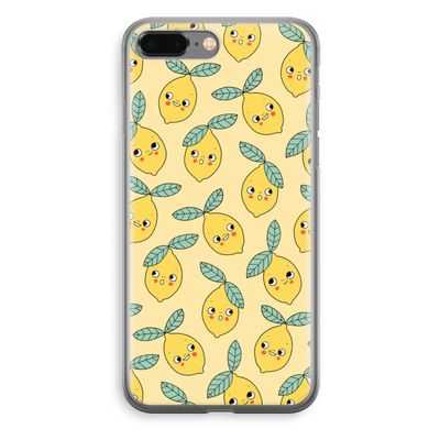 Citroenen: iPhone 8 Plus Transparant Hoesje