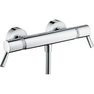 Hansgrohe Ecostat Comfort Care douchekraan thermostatisch met koppelingen met verlengde grepen chroom 13117000