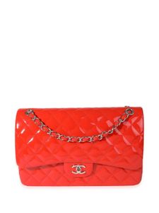 CHANEL Pre-Owned sac porté épaule Jumbo Double Flap - Rouge