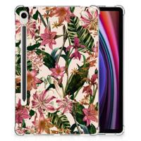 Samsung Galaxy Tab S9 | Siliconen hoesje | Flowers