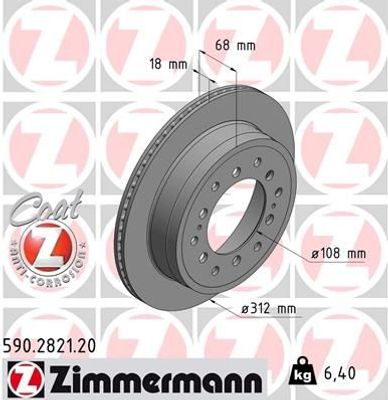 Remschijf Coat Z 590282120