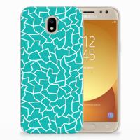 Samsung Galaxy J5 2017 | Hoesje maken | Cracks Blue