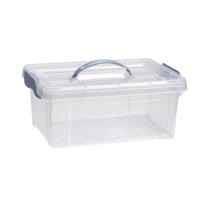 Opslagbox AZUL serie - met deksel - transparant - 8.5 liter - 36 x 26 x 15 cm - kunststof
