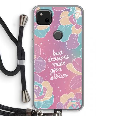 Good stories: Pixel 4a Transparant Hoesje met koord