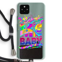 Touch Me: Pixel 5a 5G Transparant Hoesje met koord Touch Me: Pixel 5a 5G Transparant Hoesje met koord