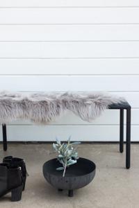 Nohr Fake Fur Alexes 180 x 55cm - Grijs