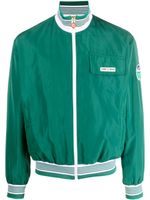 Casablanca veste zippée à patch logo - Vert