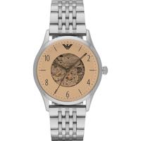 Emporio Armani Jurk Beige Wijzerplaat Heren Roestvrij Stalen Horloge AR1922