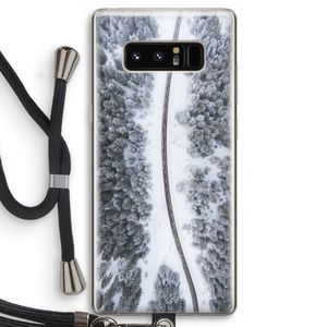 Snøfall: Samsung Galaxy Note 8 Transparant Hoesje met koord