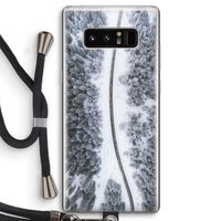Snøfall: Samsung Galaxy Note 8 Transparant Hoesje met koord