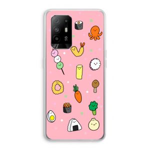 Happy bento friends: Oppo A94 5G Transparant Hoesje