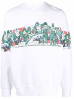 Casablanca sweat manches longues à imprimé graphique