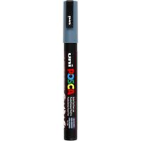 Uni-Posca Posca marker, afm pc-3m, lijndikte 0,9-1,3 mm, fijn, slate grey, 1 stuk - thumbnail