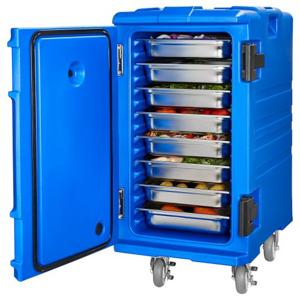 VEVOR Geïsoleerde Voedselcontainer Voedselcontainer Carrier 120L Blauw Catering