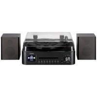 Reflexion HIF2080 Stereoset AUX, Bluetooth, CD, DAB+, DLNA, Internetradio, Platenspeler, Radio-opname, FM, USB, WiFi Opnamefunctie, Incl. afstandsbediening,