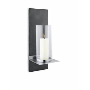 Finca Windlicht Wand 38cm | 13 cm x 38 cm | Grijs