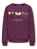 Kids ONLY winter sweater meisjes - paars - KogMary - regular fit