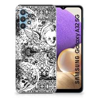 Silicone Back Case Samsung Galaxy A32 5G Skulls Angel - thumbnail