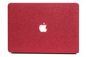 Lunso MacBook Air 13 inch (2010-2017) cover hoes - case - glitter rood