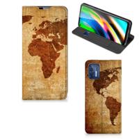 Motorola Moto G9 Plus | Book Cover | Wereldkaart