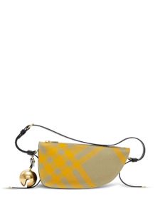 Burberry Sling Shield check-pattern shoulder bag - Jaune