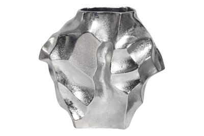 Vaas LIQUID 25cm hamerslag effect zilver - 44879