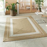 Jute Buitenkleed Braids - Beige maat: 230x160cm - materiaal: Polypropyleen - Dekbed-Discounter.nl