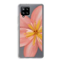 Pink Ellila Flower: Samsung Galaxy A42 5G Transparant Hoesje