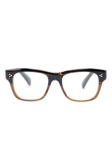 Oliver Peoples lunettes de vue à monture wayfarer translucide - Marron