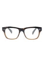 Oliver Peoples lunettes de vue à monture wayfarer translucide - Marron - thumbnail