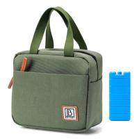 Brisby 4 Laags Geïsoleerde Koeltas - Lunchtas 4 liter - Groen