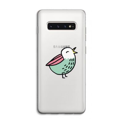Birdy: Samsung Galaxy S10 4G Transparant Hoesje