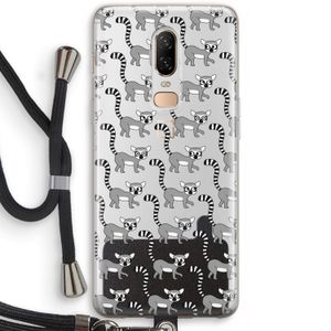 Makis: OnePlus 6 Transparant Hoesje met koord