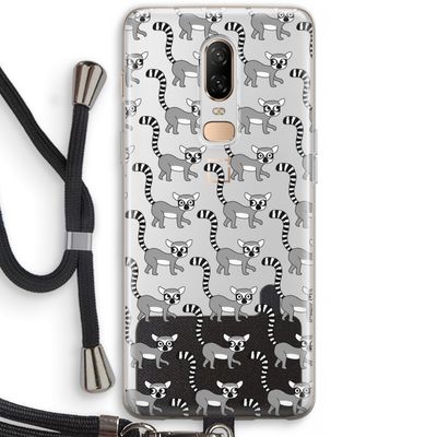 Makis: OnePlus 6 Transparant Hoesje met koord