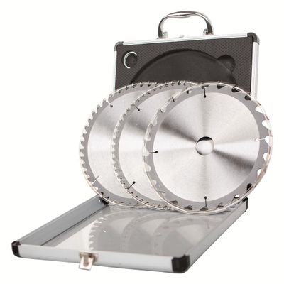 Scheppach 3 Zaagbladen Ø210mm 24 tanden 48 tanden en 60 tanden zaagsnede 2.2mm