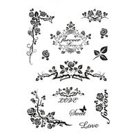 Creativ Company Silicone stempels, voor altijd, vel 11x15,5 cm, 1 vel Creativ Company Silicone stempels, voor altijd, vel 11x15,5 cm, 1 vel