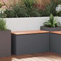 Tuinbank Antraciet 80 x 40 x 43 cm Staal Tuinbank Antraciet 80 x 40 x 43 cm Staal