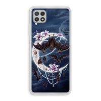 Vleermuizen Maan: Samsung Galaxy A22 4G Transparant Hoesje
