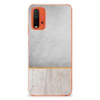 Xiaomi Poco M3 | Bumper Hoesje | Wood Concrete