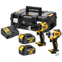 DeWalt DCK2062M2T-QW Comboset 18V 4,0Ah Li-Ion - DCD709 Accuklopboormachine + DCF809 Slagschroevendraaier - DCK2062M2T-QW