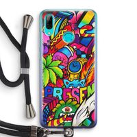 Represent: Huawei P Smart (2019) Transparant Hoesje met koord