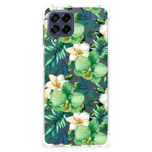 Samsung Galaxy M53 Case Orchidee Groen