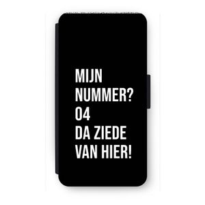 Da ziede van hier - Zwart: iPhone 8 Plus Flip Hoesje